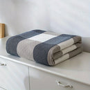 Axyaa Boho Checkered Cotton Quilt - Lightweight & Machine Washable