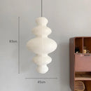 Axyaa Rice Paper Pendant Chandelier with E27 Bulb