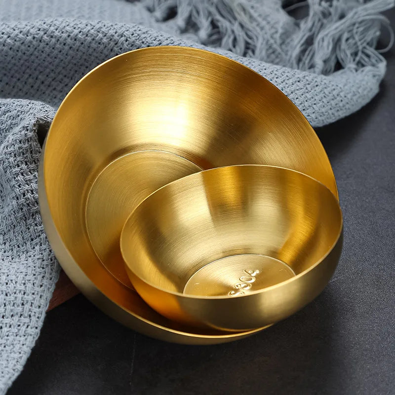 Axyaa Stainless Steel Mixing Bowl Set for Meal Prep and Storage