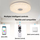 Axyaa RGB LED Ceiling Light with Music & Remote Control for Bedroom Decor