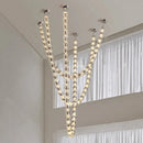 Axyaa Nordic Smart LED Ceiling Light for Home Decoration, Dimmable Bedroom Salon Lamparas