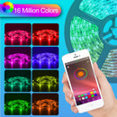 Axyaa Bluetooth RGB LED Strip Lights 5M Music Sync TV Party Decor