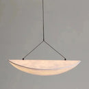 Axyaa Nordic Silk LED Pendant Light: Modern Minimalist Chandelier for Bedroom, Foyer & Indoor Decor