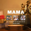 Axyaa Custom 3D Acrylic Photo Lamp LED Night Light for Loved Ones & Events.