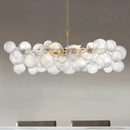 Axyaa Nordic Glass Bubble Chandelier LED Ceiling Light