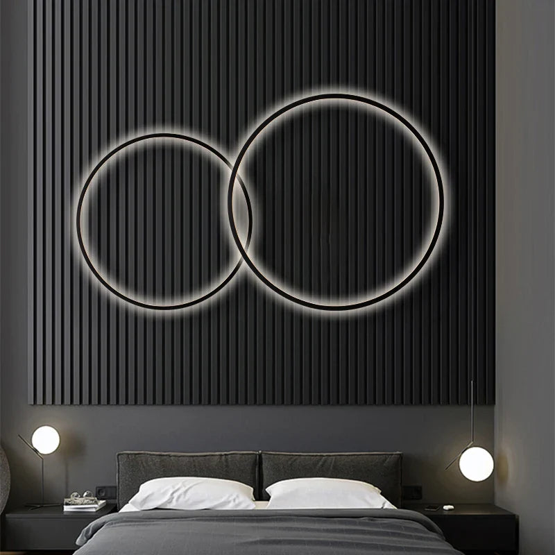 Axyaa Modern Moon Wall Lamp for Living Room, Bedroom - Nordic Decor Wall Sconce