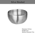 Axyaa Stainless Steel Bowl Set - Home Kitchen Tableware Accessory