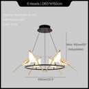 Axyaa Magpie Bird Chandelier Modren Style Pendant Light - Children's Room Decor