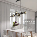Axyaa Modern Glass Pendant Chandelier for Dining Kitchen Living Bedroom