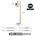 Axyaa Solid Wood LED Floor Lamp - Minimalist Nordic Design