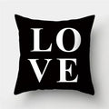 Axyaa Geometric Print Polyester Sofa Cushion Covers Home Decor Pillowcase