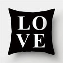 Axyaa Geometric Print Polyester Sofa Cushion Covers Home Decor Pillowcase