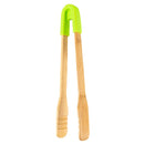 Axyaa Bamboo Food Clips BBQ Tongs Bread Clamps Kitchen Cooking Accessories