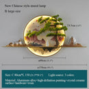 Axyaa LED Landscape Mural Wall Sconce Lamp for Home Decor