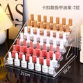 Axyaa Acrylic Nail Polish Organizer Jewelry Stand Manicure Storage - 7 Layers Display Shelf