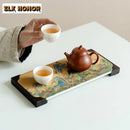 Axyaa Tea Tray Cake Rack Coffee Storage Board Insulation Pad Serving Dishes