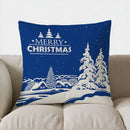 Axyaa Christmas Tree Merry Christmas Pillow Cover for Sofa, Bedroom, Car