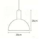 Axyaa Wrought Iron Pendant Light Chandelier - Modern Silver Industrial Style