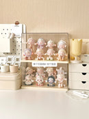 Acrylic Display Stand for POPMart and Lego by Axyaa - Transparent Storage Organizer