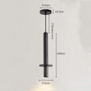 Axyaa Nordic Minimalist Black Long Line Pendant Lamp