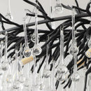 Axyaa Luxury Crystal Chandelier: Modern Tree Branch Design for Bedroom and Living Room Lighting
