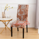 Axyaa Elastic Printed Chair Cover - Four Season Slipcover for Home, Restaurant, Kitchen