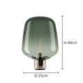 Axyaa Modern Glass Desk Lamp for Minimalist Style and Elegant Living Spaces.