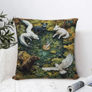 Enchanted Forest Animals Pillow Cover - Axyaa Home Decor