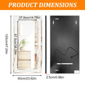 Axyaa RGB LED Full-Length Vanity Mirror for Bathroom and Living Room