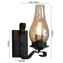 Axyaa Vintage Farmhouse Wall Sconce for Indoor Lighting in Restaurants and Bars