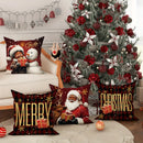 Axyaa Christmas Pillowcase: Santa Claus Snowman Design for Home Sofa Decoration