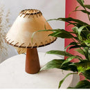Axyaa Solid Wood Table Lamp: Retro Chinese Style Bedside Lamp