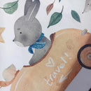 Nordic Style Mouse Animal Car Wall Decals by Axyaa for Nursery Bedroom Kids Home
