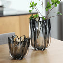 Axyaa Glass Vase Floral Decoration - Elegant Arrangement for Home, Living Room, Porch