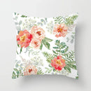Axyaa Rose Flowers Cushion Cover 45*45cm Home Decor Sofa Car Pillow Cover
