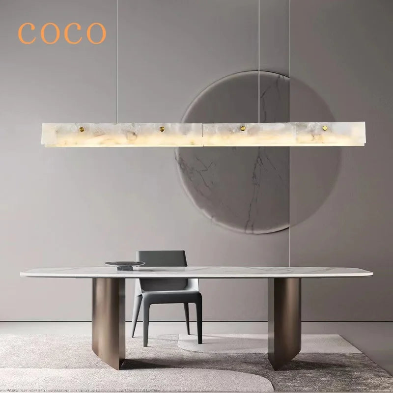 Axyaa Luxury Marble Chandelier for Living Room, Dining and Kitchen Decor