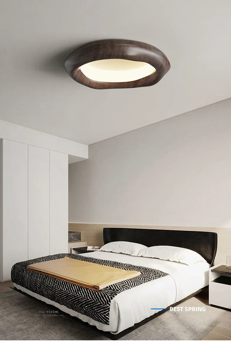 Axya Wood Log Ceiling Light for Full Spectrum Eye Protection