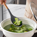 Axyaa Silicone Kitchen Utensils Set with Wooden Handles & Storage Stand