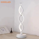 Axyaa LED Spiral Table Lamp Desk Light for Home Living Room Decor