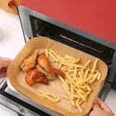 Axyaa Non-Stick Air Fryer Grill Mat: Rectangular Baking Tray Liner