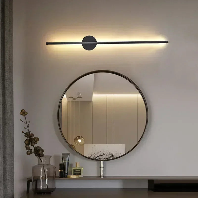 Rechargeable Dimmable Wall Sconce 50-80cm for Living Room and Bedroom - Axyaa LED Wall Decor Lamp