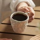 Axyaa Rock Pattern Milk Cup - Ceramic Espresso Cup for English Afternoon Tea