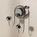 Axyaa Rotating Door Rear Coat Hook - Multi-functional Suction Cup Wall Hanger