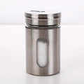 Axyaa Stainless Steel Spice Storage Box & Salt Shaker - Rotating Condiment Jar