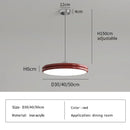 Axyaa Modern Green LED Saucer Pendant Lights for Dining Room and Home Decor
