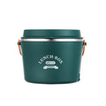 Axyaa Electric Heating Lunch Box 304 Stainless Steel Food Warmer - School, Office, Car, Truck