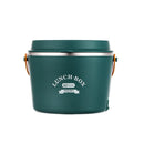 Axyaa Electric Heating Lunch Box 304 Stainless Steel Food Warmer - School, Office, Car, Truck