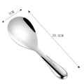 Axyaa Stainless Steel Long Handle Rice Spoon Home Kitchen Utensil
