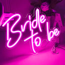 Axyaa Neon Wedding Party Decoration Light Sign - USB Powered with Dimmable Switch