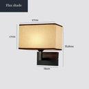 Axyaa Nordic Modern Hotel Fabric Wall Lamp Creative Chinese Bedroom Bedside Lighting